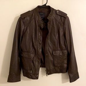 Madewell Leather Bomber